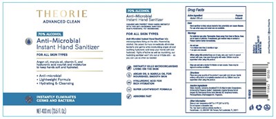 Theory Handsanitizer Alcohol Label 400ml Ol